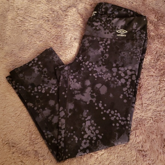 Umbro Pants - Umbro Capri black and grey leggings.